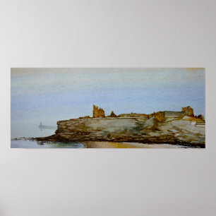 Tynemouth Castle and Priory, Tynemouth Print