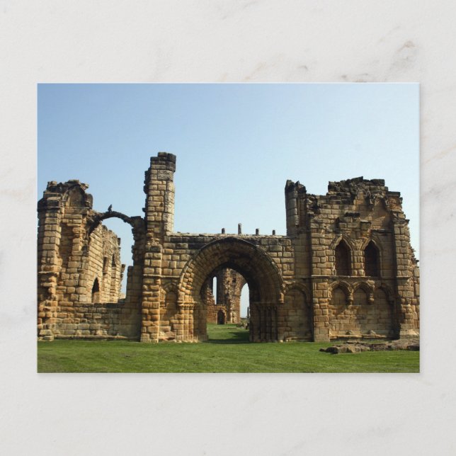 Tynemouth Priory,  England Post Card (Front)