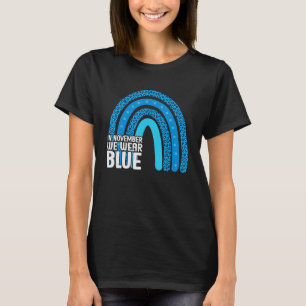 type1diabetes T1D We Wear Blue Diabetes Awareness T-Shirt