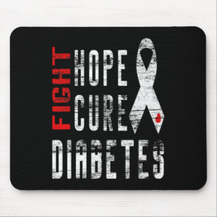 Type 1 Diabetes Awareness - Cure Diabetes Mouse Pad