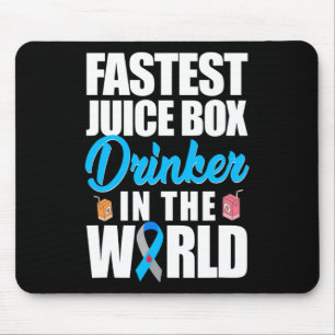 Type 1 Diabetes Awareness Fastest Juice Box Drinke Mouse Pad