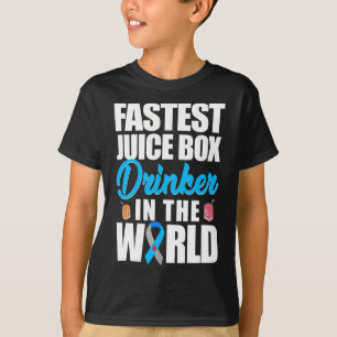 Type 1 Diabetes Awareness Fastest Juice Box Drinke T-Shirt