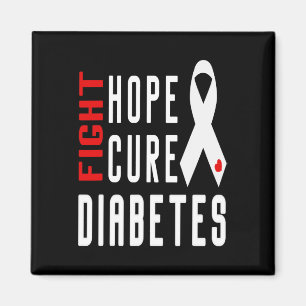 Type 1 Diabetes Awareness - Fight Hope Cure Diabe Magnet
