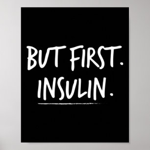 Type 1 Diabetes Awareness Fun Child-adult3 Poster