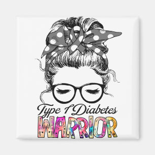 Type 1 Diabetes Awareness Month Ribbon Gifts Magnet