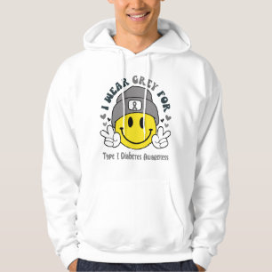 Type 1 Diabetes Awareness Ribbon Support Gifts Hoodie