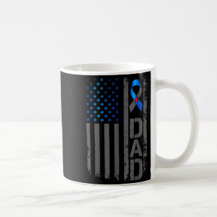 Type 1 Diabetes Awareness T1d Dad Of Warrior Type Coffee Mug