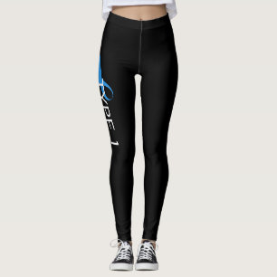 Type 1 Diabetes Blue Ribbon Awareness HOPE Leggings