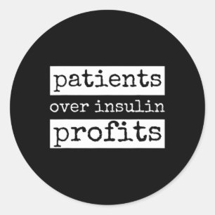 Type 1 Diabetes Gifts For Diabetic Men Women Insul Classic Round Sticker
