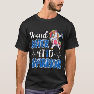 Type 1 Diabetes Proud Sister Of A T1D Warrior T-Shirt