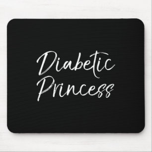 Type 1 Diabetes Quote For Girls Gift Cute Diabetic Mouse Pad