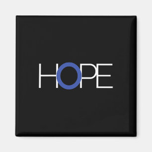Type 1 Diabetes T1d Blue Circle Awareness Gift For Magnet