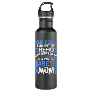 Type 1 Diabetes T1D One Star Rating Funny Awarenes 710 Ml Water Bottle