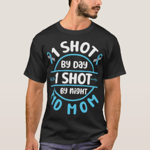 Type 1 Diabetes Warrior Blue Ribbon Support Tee
