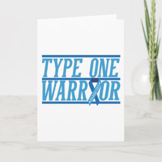 Type 1 Diabetes warrior Card