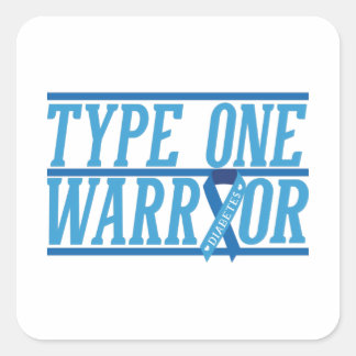 Type 1 Diabetes warrior Square Sticker