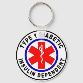 Type 1 Diabetic Keychain