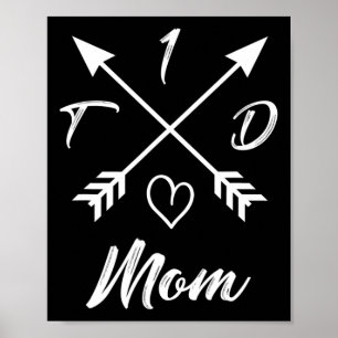 Type 1 Diabetic Mom T1D Diabetes Awareness Gifts F Poster