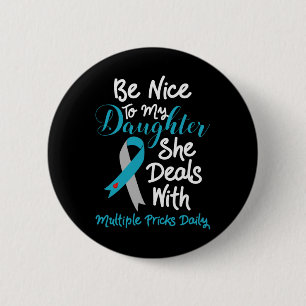 Type 1 Mom T1d Dad Diabetes Awareness Month Multip 2 Inch Round Button
