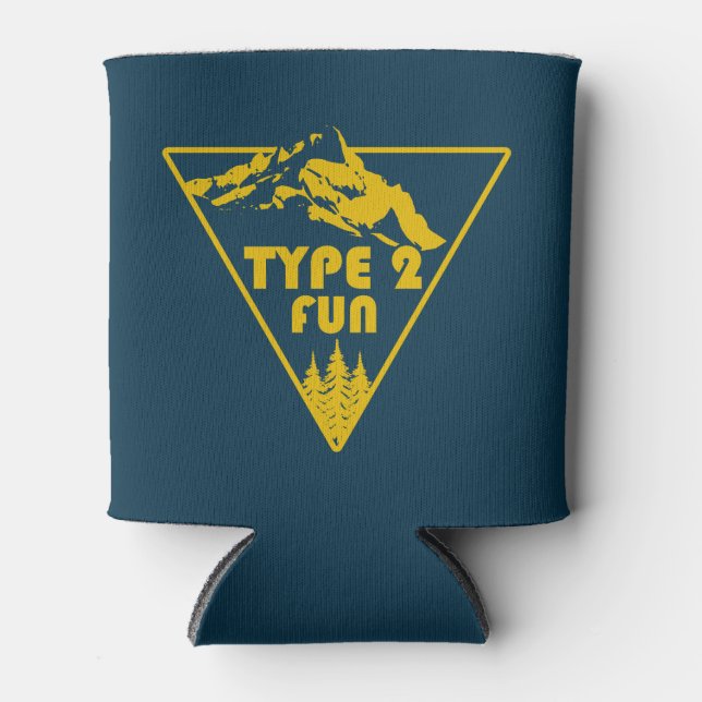 Type 2 Fun Mountains Can Cooler (Front)