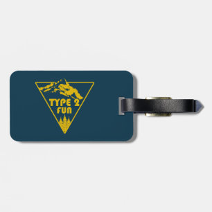 Type 2 Fun Mountains Luggage Tag