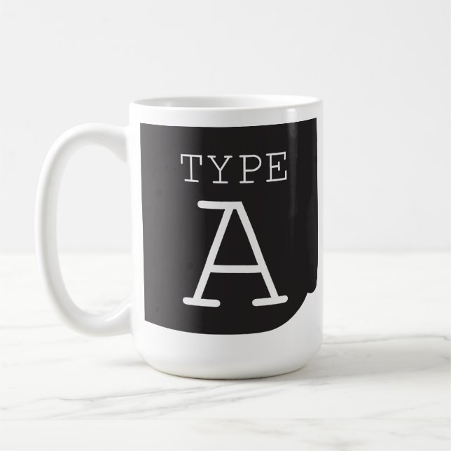 Type-A Personality Mug (Left)