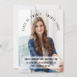 Type Arch Photo Invitation