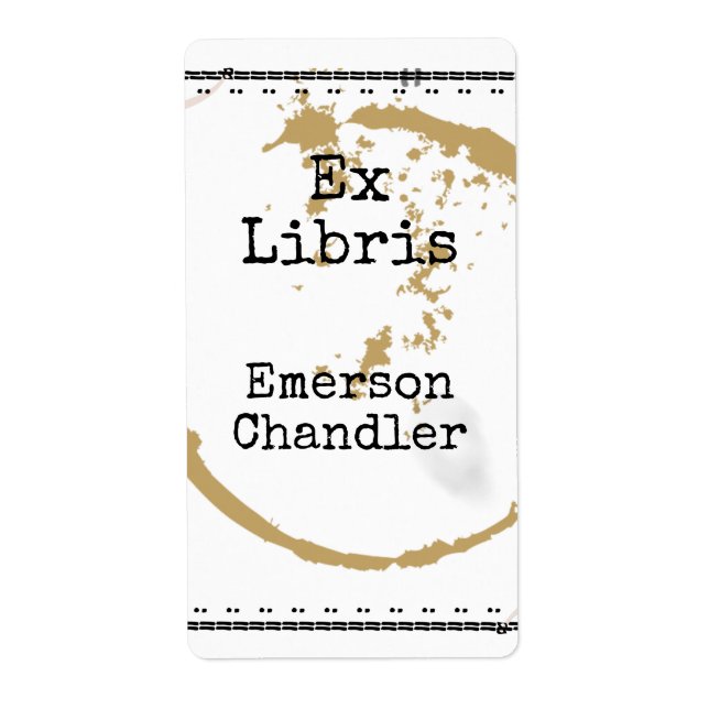 Type Art Coffestain Grunge Editable Boite (Devant)