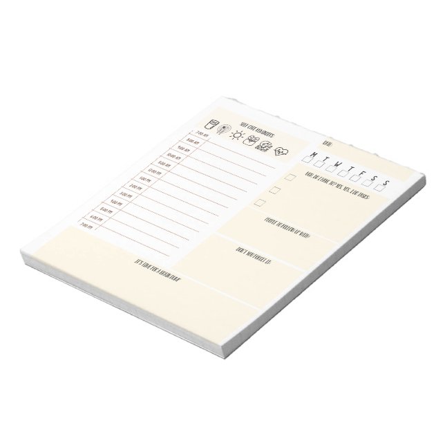 Type B Teacher Daily Dump Notepad (Rotated)