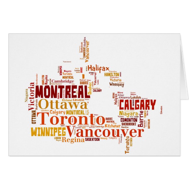 Type de mot "Canada" (Devant horizontal)