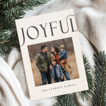 Type de Noël Moderne Joyeux et Gras