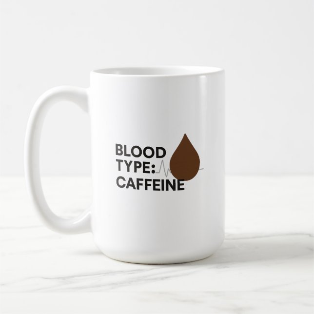Type de sang : Mug de caféine (Gauche)