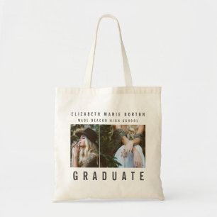 Type graduation tote