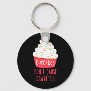 Type One Diabetes Awareness - Fun Type 1 Diabetic  Keychain