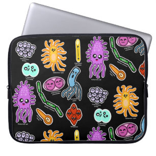 Types Of Bacteria Laptop Sleeve
