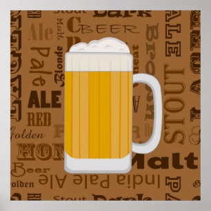 Types of Beer Series Print 1