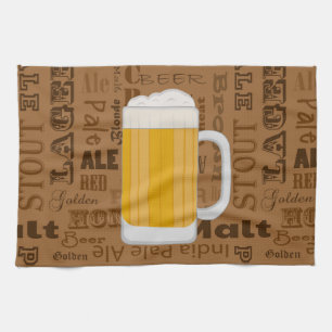 Types of Beer Series Print 1 Kitchen Towel