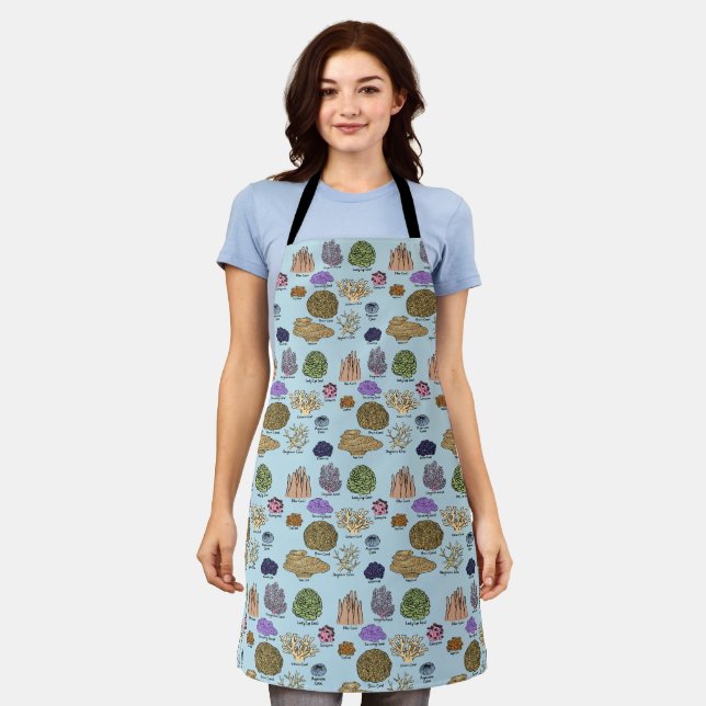 Types Of Coral Apron (Worn)