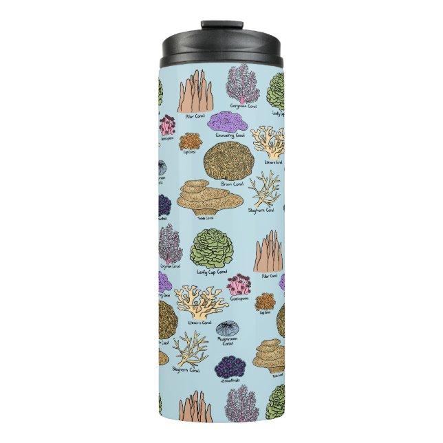 Types Of Coral Thermal Tumbler (Front)