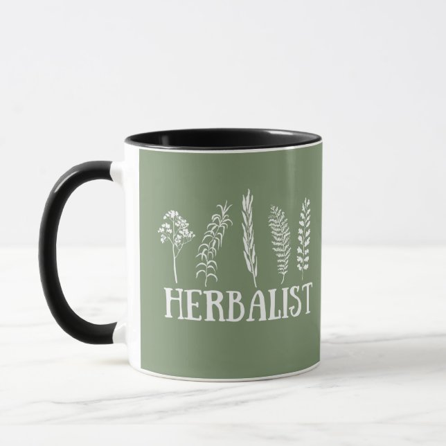 Types of herbals herbalist mug (Left)