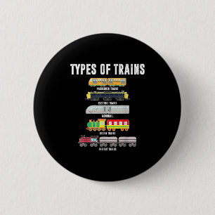 Types Of Trains Shirt Toddler Boy Locomotive Railr 2 Inch Round Button