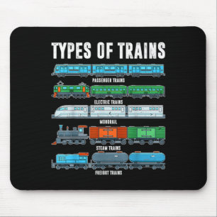 Types Of Trains Shirt Toddler Boy Locomotive Son B Mouse Pad