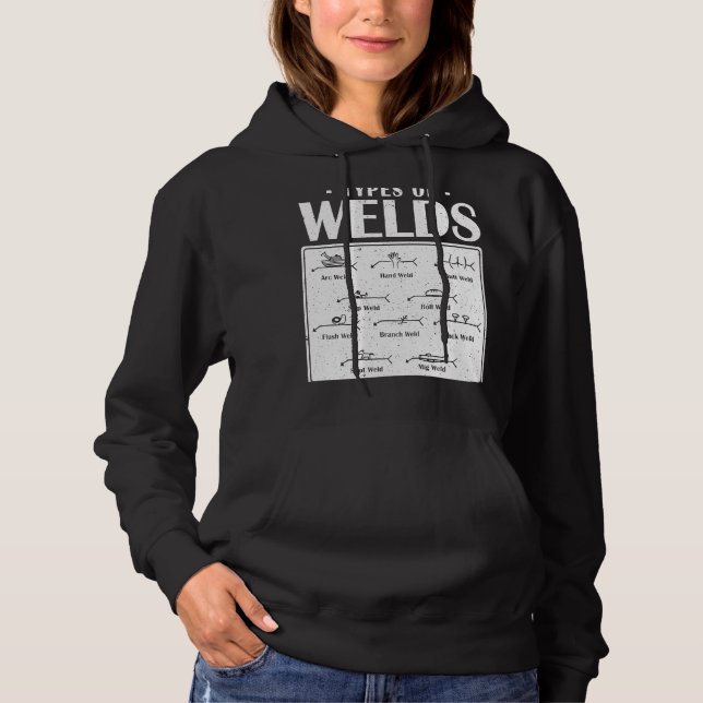 Types Of Welds Welder Hoodie (Front)