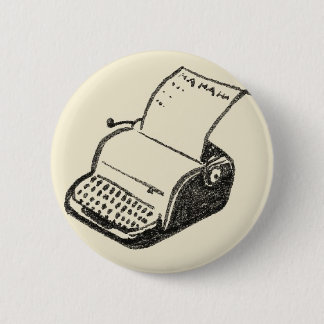 typewriter 2 inch round button