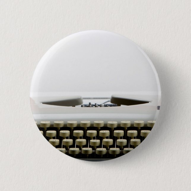 Typewriter 2 Inch Round Button (Front)
