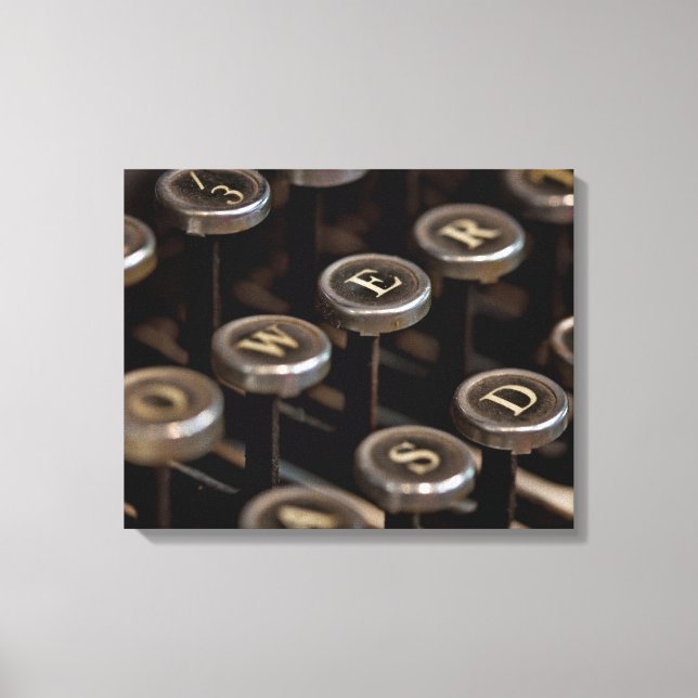 Typewriter Canvas Print (Front)