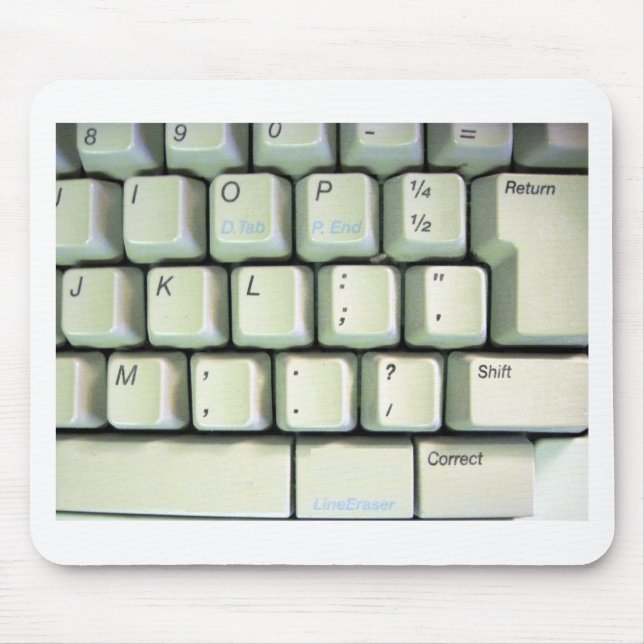 Typewriter Keyboard Mouse Pad (Front)