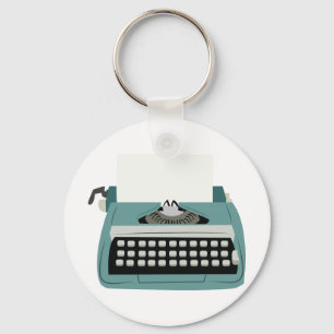 Typewriter Keychain
