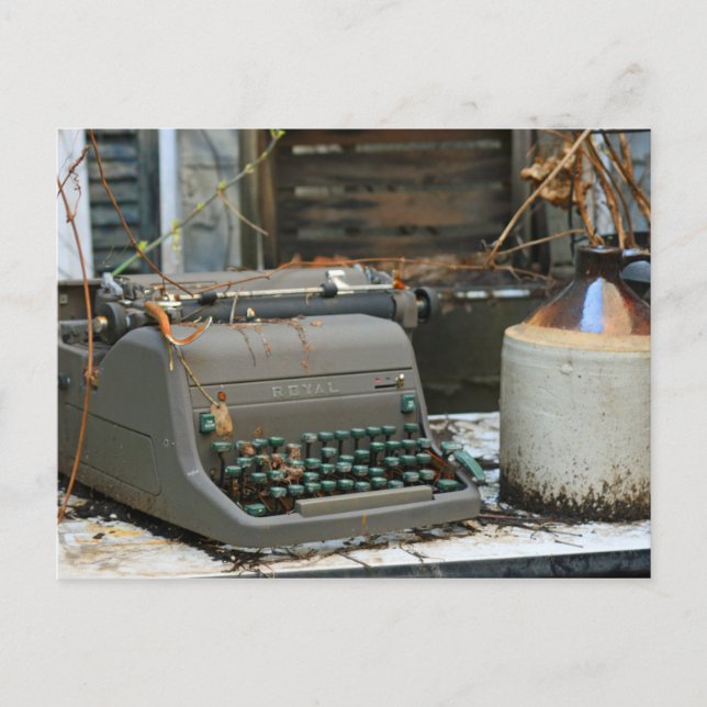 Typewriter Letter Postcard (Front)
