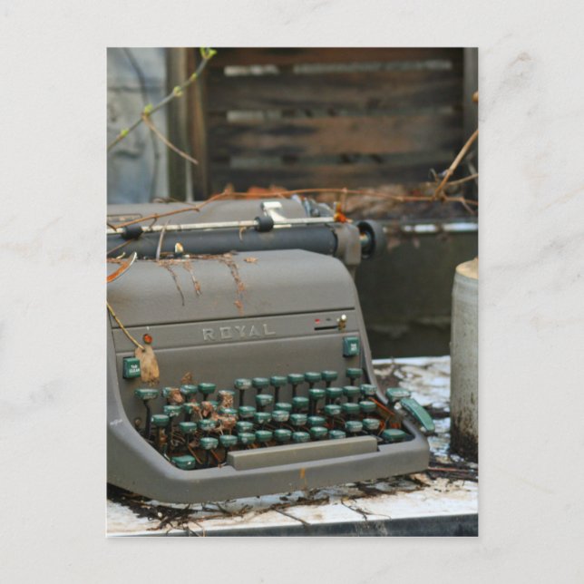 Typewriter Letter Postcard (Front)